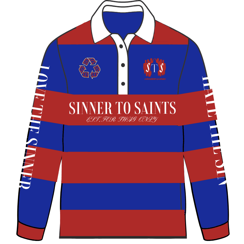 LOVENHATE RED RUBGY POLO